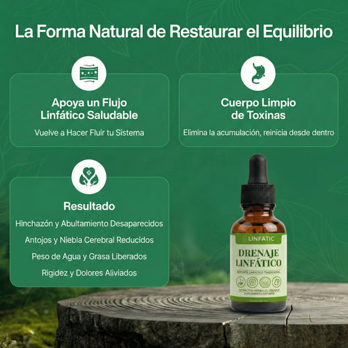 LINFATIC | Gotero Natural de Drenaje Linfático