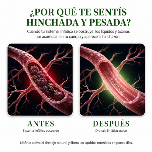 Linfatic Drena tu sistema linfatico completo
