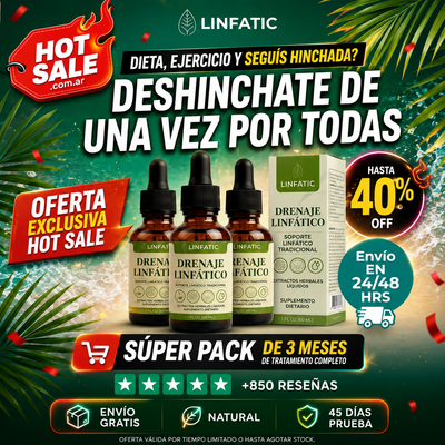LINFATIC | Gotero Natural de Drenaje Linfático