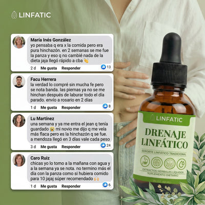 LINFATIC | Gotero Natural de Drenaje Linfático