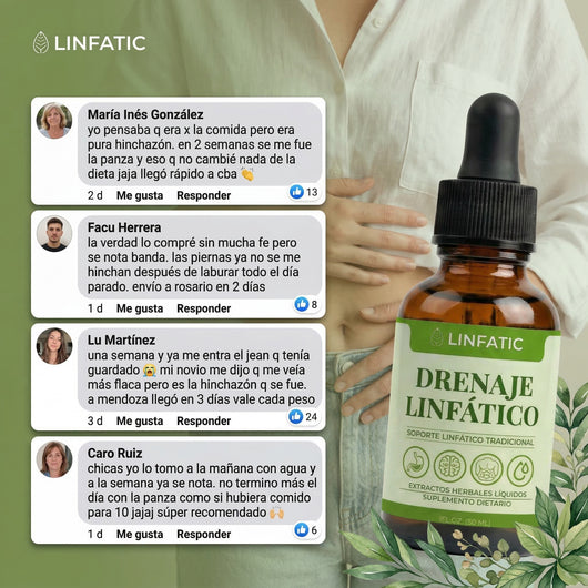 LINFATIC | Gotero Natural de Drenaje Linfático