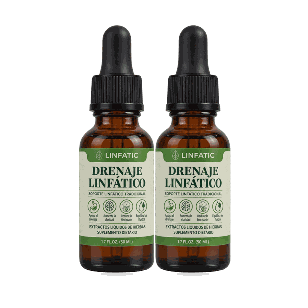 Dos frascos de Linfatic